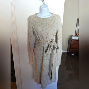 Wool wrap dress